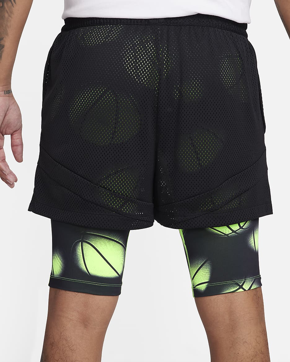 Ja Men s Dri FIT 2 in 1 4 Basketball Shorts. Nike